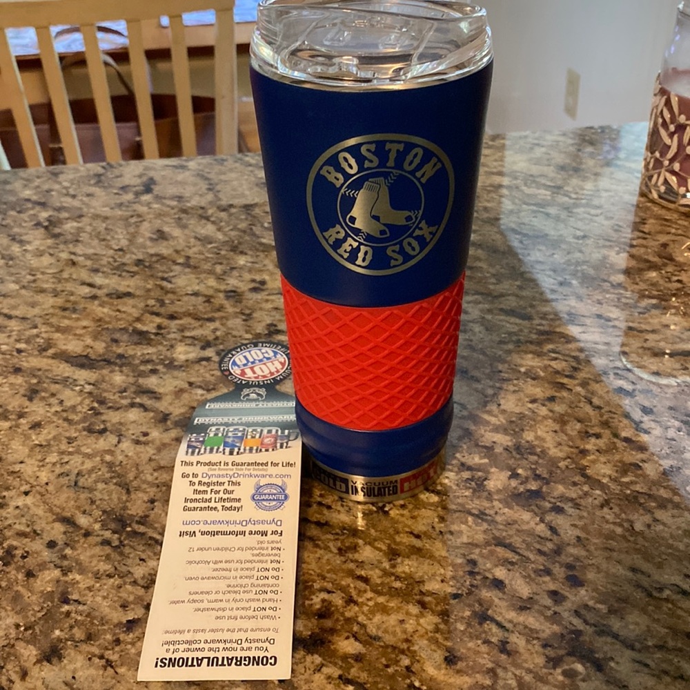24oz Red Sox insulated tumbler new